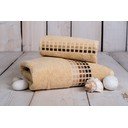 Telo da bagno in cotone beige 140x70 cm Darwin - My House