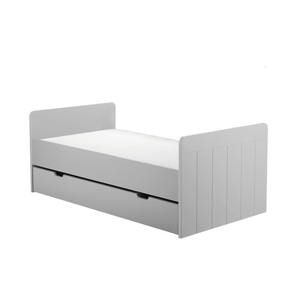 Cassetto grigio sotto il lettino Calmo, 140 x 70 cm - Pinio-image-1