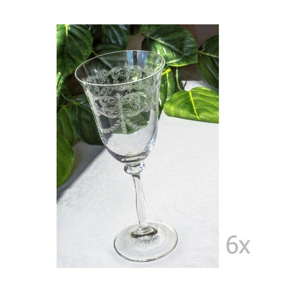 Set di 6 bicchieri Floros, 250 ml - Noble Life