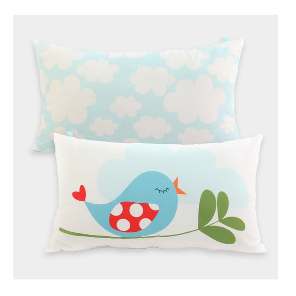 Federa reversibile in cotone 50 x 30 cm Little Birds - Mr. Fox-image-1