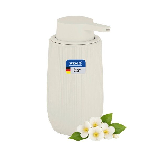 Dispenser per sapone color crema in plastica 400 ml Fablo – Wenko-image-3