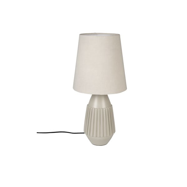 Lampada da tavolo beige Aysa - White Label