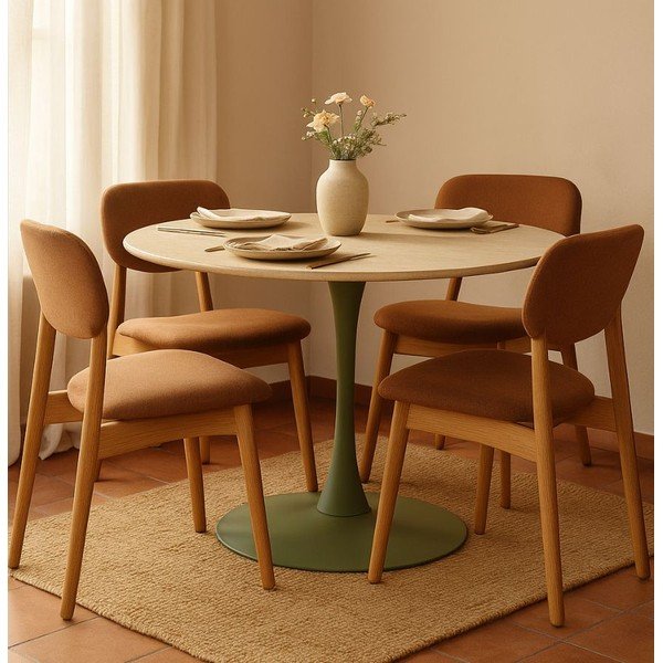 Tavolo da pranzo rotondo ø 120 cm Stockholm – Mauro Ferretti-image-1