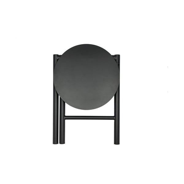 Sgabello in metallo nero Disc - Zone-image-4
