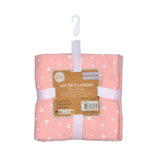 Pannolini in mussola 3 pezzi - Bébé Douceur-image-3