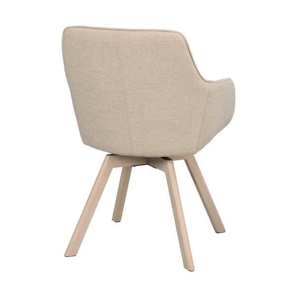 Set di sedie da pranzo beige in imbottito 2 pz Alison – Rowico-image-4