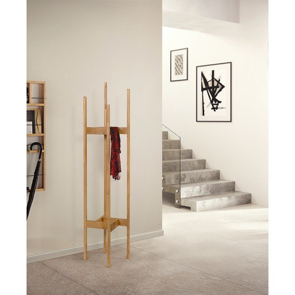 Appendiabiti in rovere massiccio Hilbert - Woodman-image-4