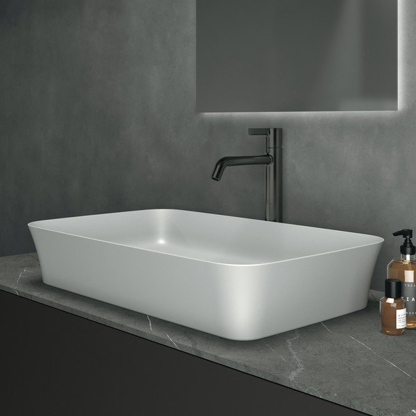 Lavabo in ceramica bianca 65x40 cm Ipalyss - Ideal Standard-image-1