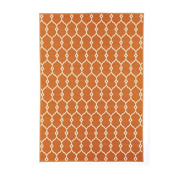 Tappeto arancione per esterni , 160 x 230 cm Trellis - Floorita