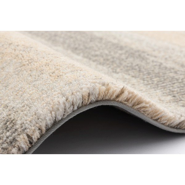 Tappeto in lana beige-grigio 133x190 cm Elidu - Agnella-image-2