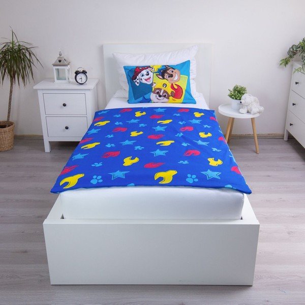 Set copripiumino e federa da bambini blu in cotone per culla 100x135 cm Paw Patrol "Pawsome days ahead" – Jerry Fabrics-image-2