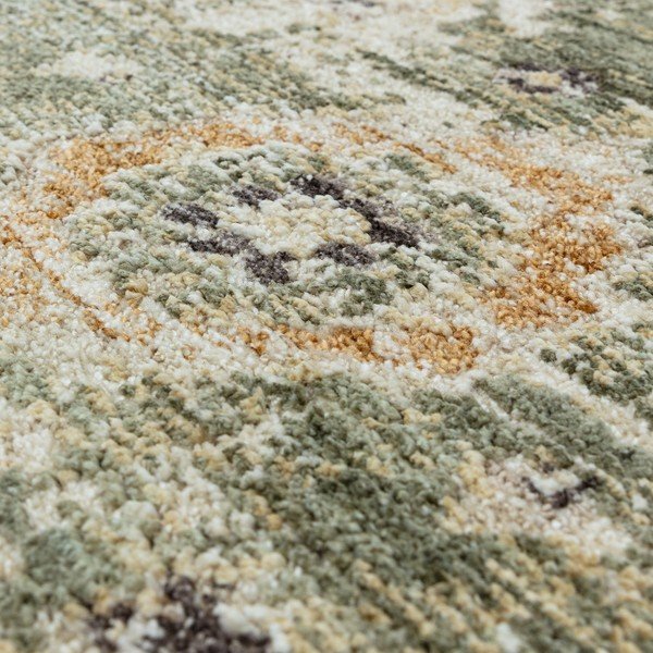 Runner verde e beige tessuto a mano 67x240 cm Heriz Ornate - Asiatic Carpets-image-3