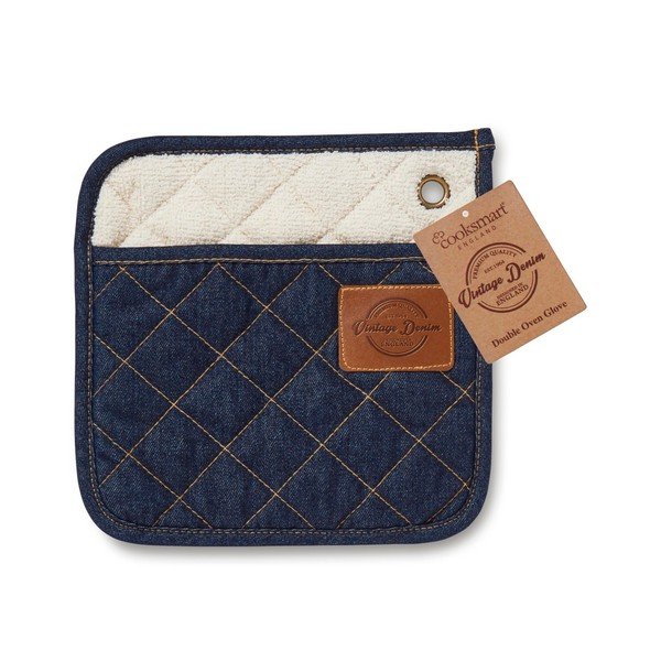 Guanto da cucina quadrato Oxford Denim - Cooksmart ®