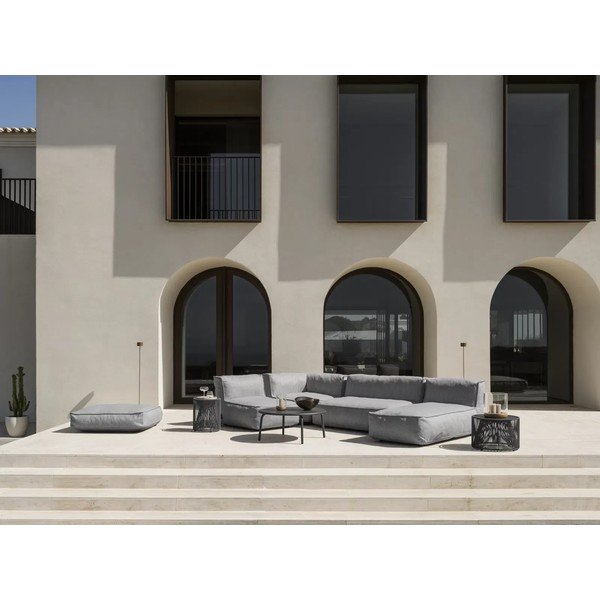 Tavolino da giardino rotondo in metallo ø 80 cm Yua – Blomus-image-3