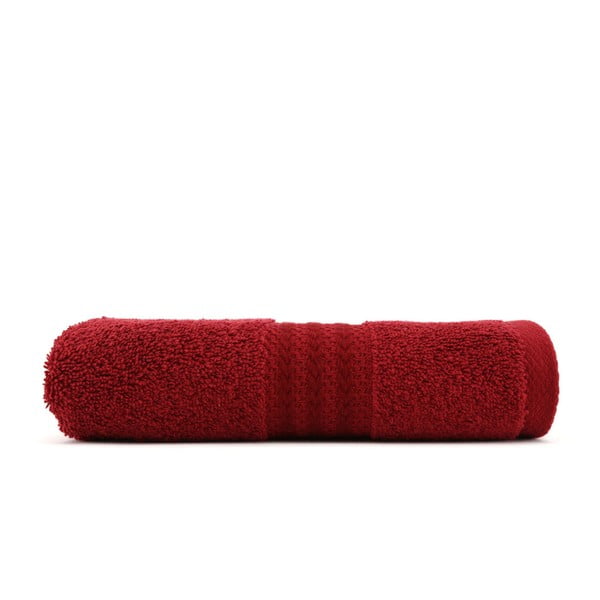 Asciugamano da bagno in cotone rosso Rosso, 70 x 140 cm Rainbow - Foutastic