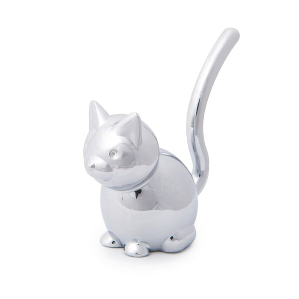 Supporto in argento per anelli Zoola Cat - Umbra