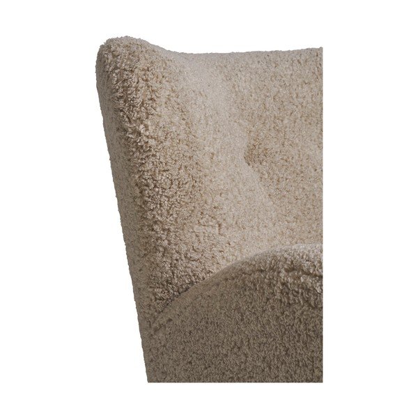 Poltrona beige in tessuto bouclé Carlino - House Nordic-image-4