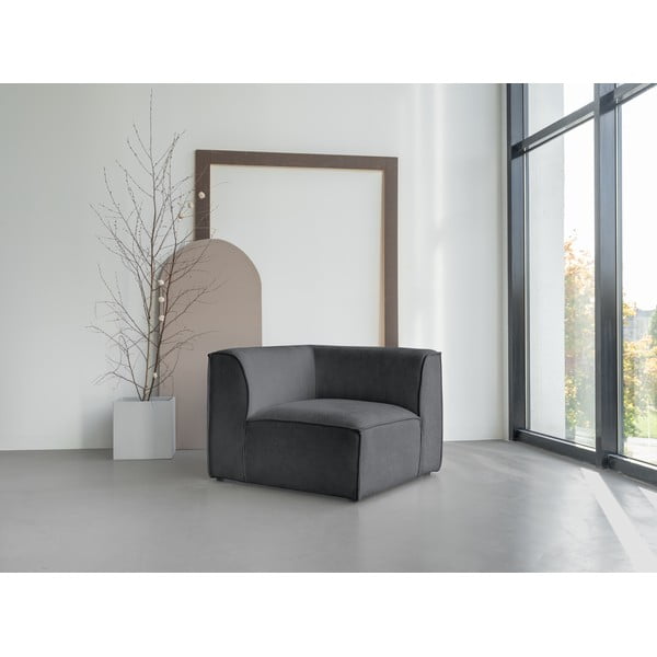 Divano componibile grigio (con composizione variabile) Flex Felix – Miuform-image-1