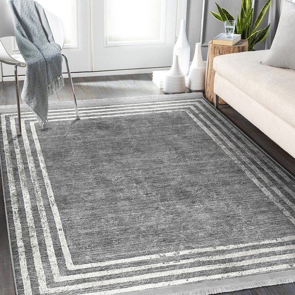 Tappeto grigio 80x150 cm - Mila Home-image-1