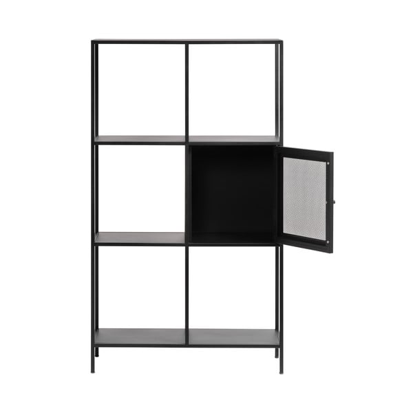 Libreria in metallo nero 80x138 cm Malibu - Unique Furniture-image-3