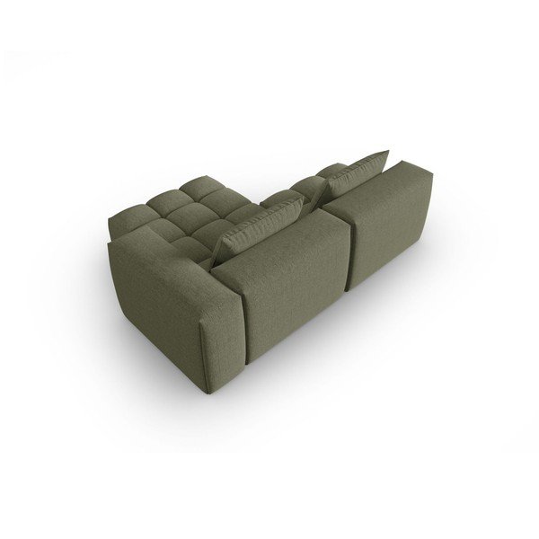 Divano angolare verde scuro (con penisola a destra/con chaise lounge) Verona – Cosmopolitan Design-image-3