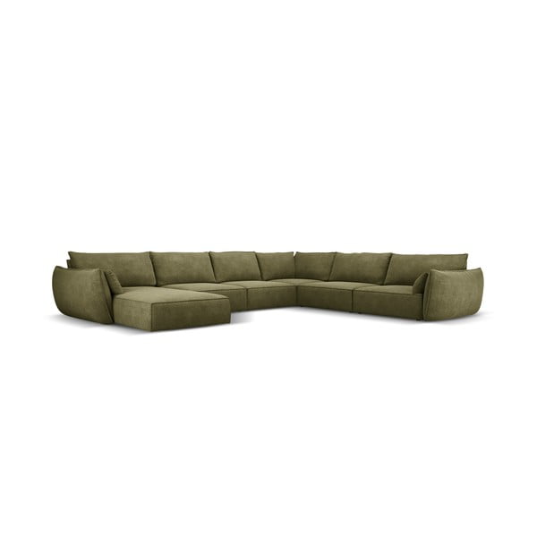 Divano angolare verde (angolo destro) Vanda - Mazzini Sofas-image-2