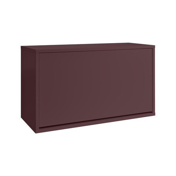 Scarpiera burgundy con ante ribaltabili/da parete 70x30x40 cm – ReCollector