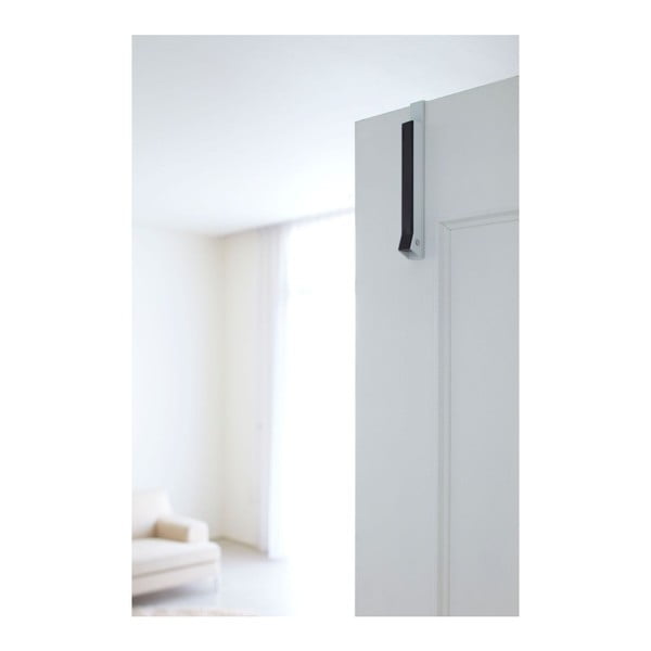 Gancio per porta in bianco e nero Mito - YAMAZAKI-image-2