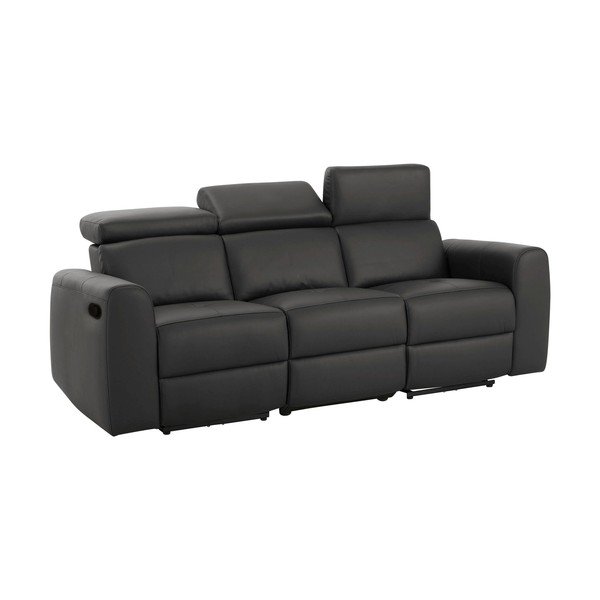 Divano marrone in similpelle 216 cm Capena - Støraa-image-3