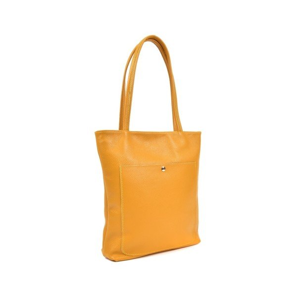 Borsa in pelle gialla Huniya - Roberta M-image-2