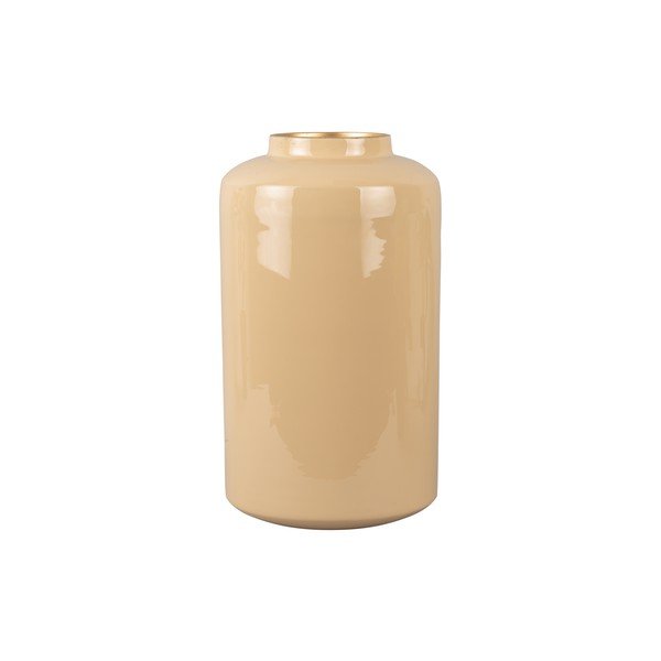 Vaso Grand in smalto beige, altezza 33 cm - PT LIVING