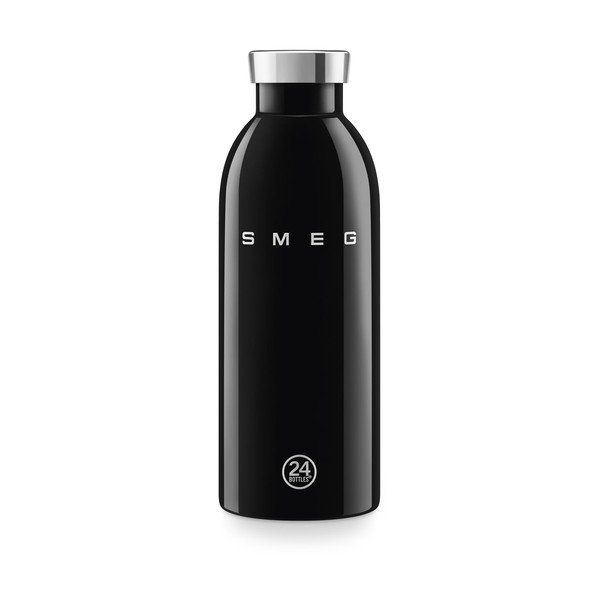 Bottiglia termica nera in acciaio inox 500 ml 24BOTTLES – SMEG