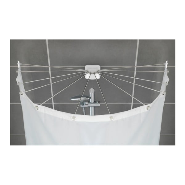 Supporto rotondo per tenda doccia argentato 72 cm – Wenko-image-1