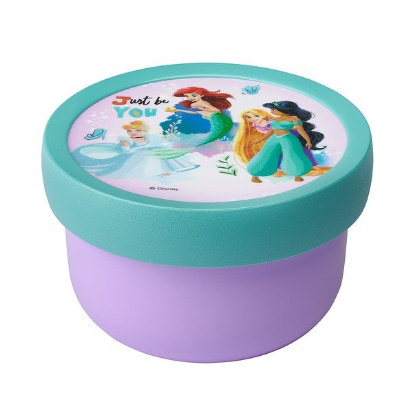 Scatola per la merenda dei bambini con forchetta Disney princess - Mepal
