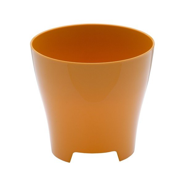 Vaso arancione e giallo Luna Honey, ø 13,7 cm - Plastia