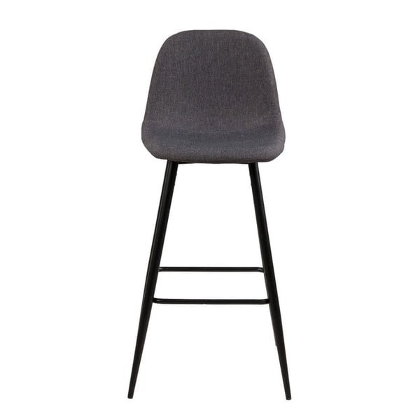 Sgabello da bar nero e grigio 101 cm Wilma - Actona-image-2