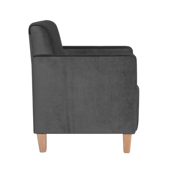 Poltrona Milla Velvet antracite - Max Winzer-image-2