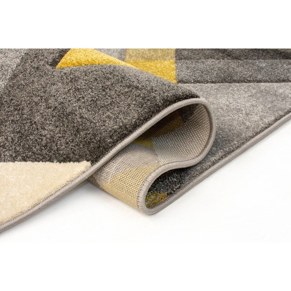 Passatoia giallo-grigio 80x230 cm Nimbus - Flair Rugs-image-3