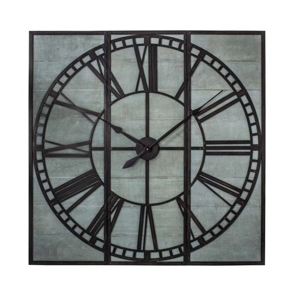 Orologio da parete a 3 pezzi Industrielle, 114,5 x 114 cm - Antic Line