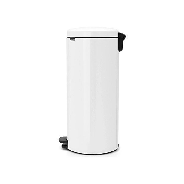 Cestino per la spazzatura bianco in acciaio con pedale 30 l NewIcon – Brabantia-image-4