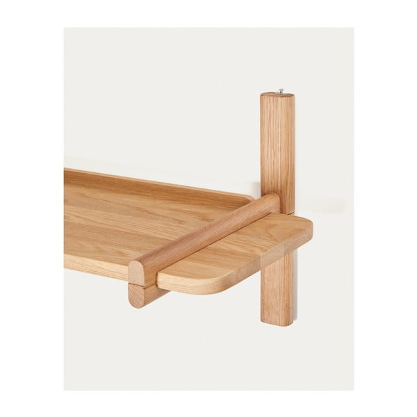 Scaffale modulare  colore naturale in legno di quercia 90x28 cm Sitra - Kave Home-image-3