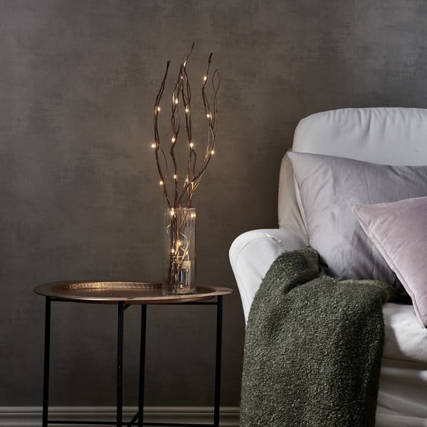 Decorazione marrone chiaro ø 8 cm Willow - Star Trading-image-1