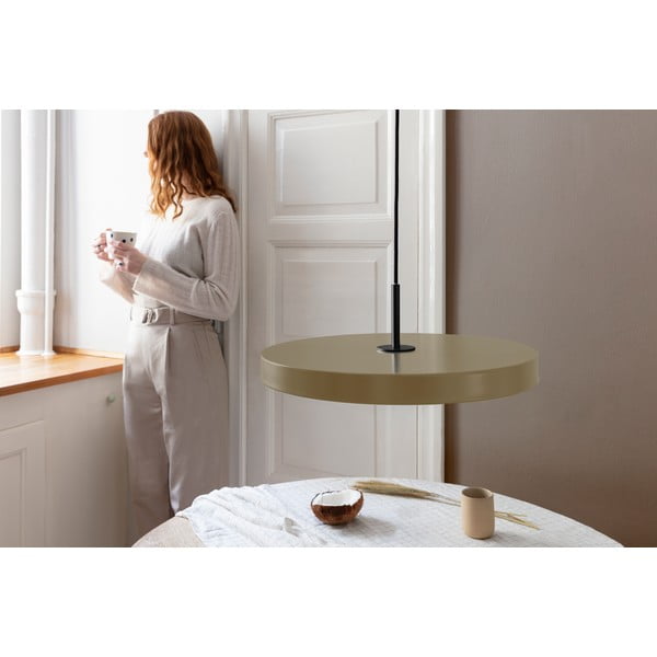 Apparecchio a sospensione LED marrone chiaro con paralume in metallo ø 43 cm Asteria Medium - UMAGE-image-4