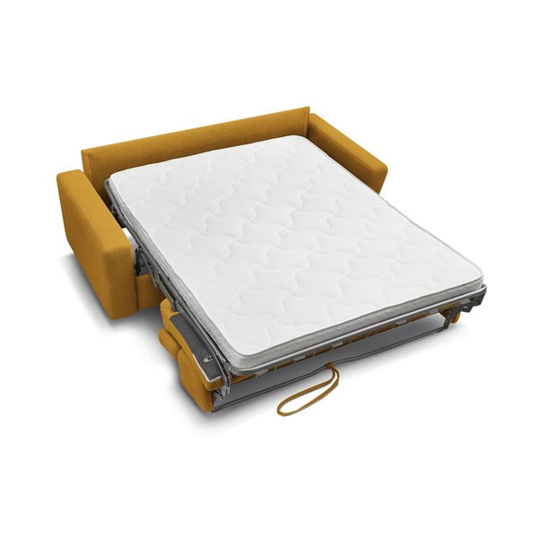 Divano color senape allungabile 195 cm Monaco – Bobochic Paris-image-4