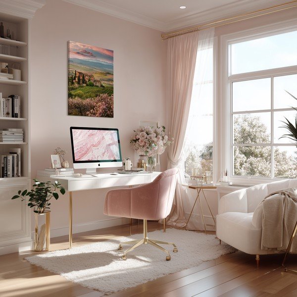 Dipinto 60x80 cm Pink Tuscany – Styler-image-1