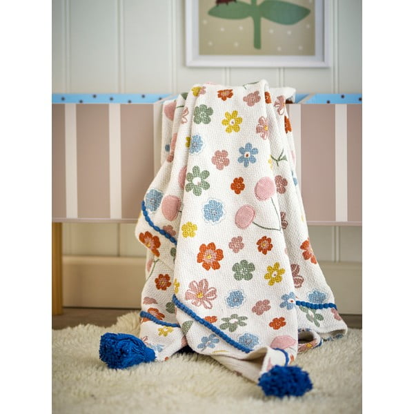 Coperta per bambini in cotone riciclato 130x160 cm Cherry – Bloomingville Mini-image-1