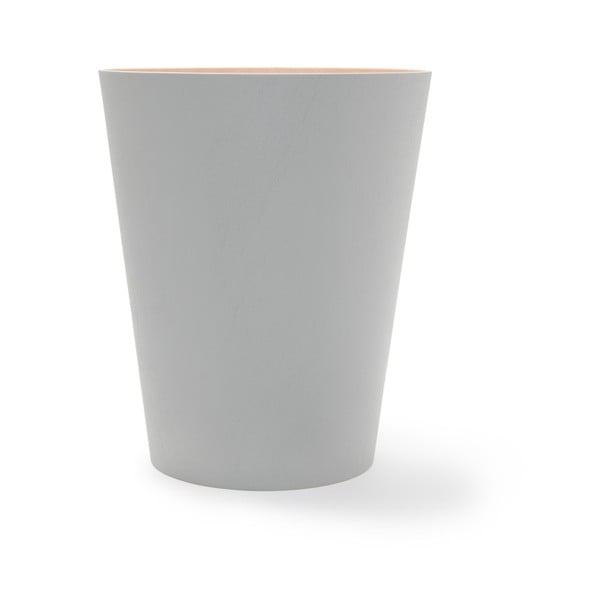 Cestino in legno grigio chiaro da 7,5 l Woodrow - Umbra-image-4