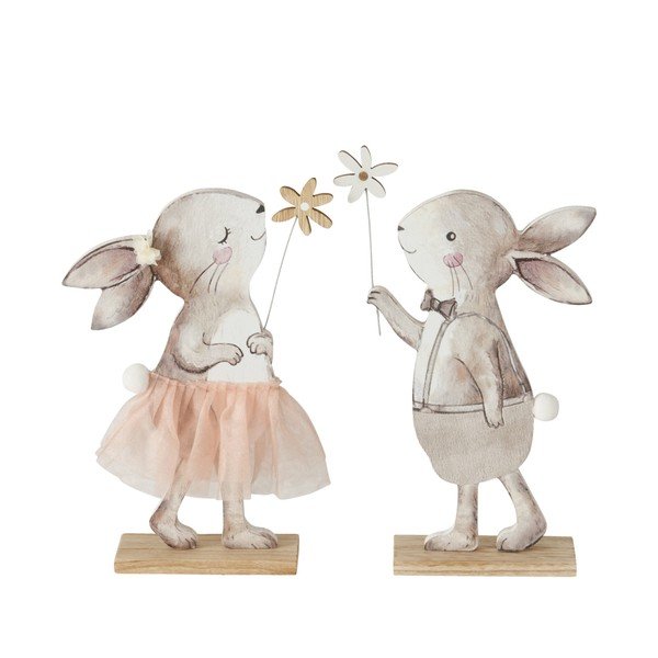 Sada 2 velikonočních dekorací Boltze Figa