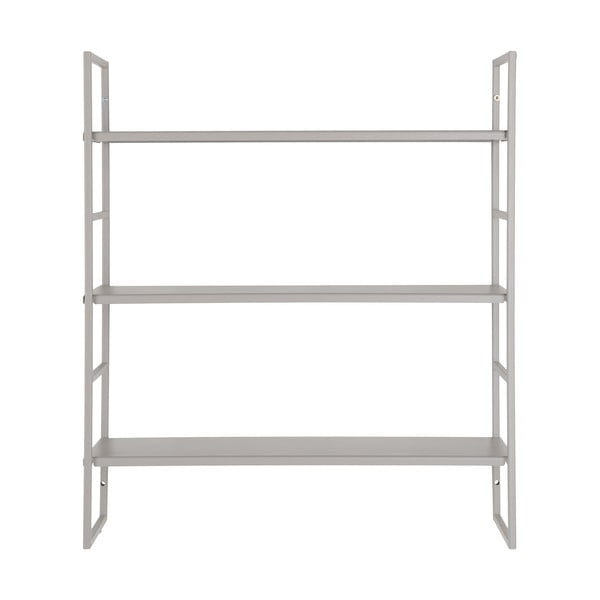 Scaffale grigio chiaro in metallo con ripiani 48 cm Beja - House Nordic