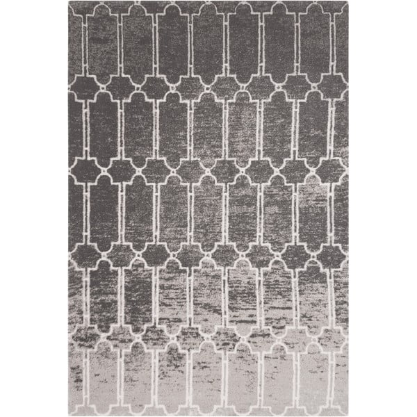 Tappeto in lana grigio 160x240 cm Ewar - Agnella